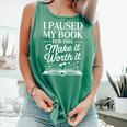 Book Lover Reading Quote For Reading Teacher Comfort Colors Tank Top Violet Book Lover Reading Quote For Reading Teacher Comfort Colors Tank Top Violet