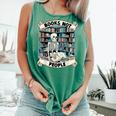 Book Lover Skeleton Reading Love Books Not People Comfort Colors Tank Top Violet Book Lover Skeleton Reading Love Books Not People Comfort Colors Tank Top Violet