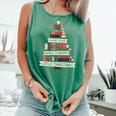 Book Merry Little Christmas Tree Holiday Comfort Colors Tank Top Violet Book Merry Little Christmas Tree Holiday Comfort Colors Tank Top Violet