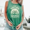 If My Book Is Open Your Mouth Should Be Closed Comfort Colors Tank Top Violet