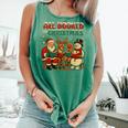 All Booked For Christmas Book Lover Comfort Colors Tank Top Violet All Booked For Christmas Book Lover Comfort Colors Tank Top Violet