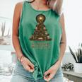 All Booked For Christmas Book Tree Book Lover Teacher Comfort Colors Tank Top Violet