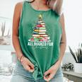 All Booked For Christmas Coquette Books Teacher Xmas Tree Comfort Colors Tank Top Violet All Booked For Christmas Coquette Books Teacher Xmas Tree Comfort Colors Tank Top Violet
