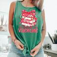 All Booked For Valentine Book Lovers Teacher Girl Women Kid Comfort Colors Tank Top Violet