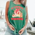 Booked For Valentine Books Lover Bookworm Librarian Teacher Comfort Colors Tank Top Violet