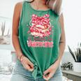 All Booked For Valentine Cute Pink Book Lover Aesthetic Comfort Colors Tank Top Violet