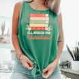 All Booked For Valentines Retro Book Lover Teacher Bookworm Premium Tri-Blend Comfort Colors Tank Top Violet