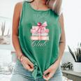 Bookish Babes Club Cute Pink Book Stack With Bow Comfort Colors Tank Top Violet Bookish Babes Club Cute Pink Book Stack With Bow Comfort Colors Tank Top Violet