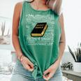 Books Of The Bible Comfort Colors Tank Top Violet Books Of The Bible Comfort Colors Tank Top Violet