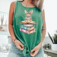 Books Bookworm Reader Book Cute Reading Bunny With Glasses Comfort Colors Tank Top Violet Books Bookworm Reader Book Cute Reading Bunny With Glasses Comfort Colors Tank Top Violet