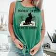 Books Cats Life Is Sweet Cat Book Lover Men Women Teen Comfort Colors Tank Top Violet Books Cats Life Is Sweet Cat Book Lover Men Women Teen Comfort Colors Tank Top Violet