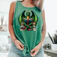 Books Dragon Reading Book Comfort Colors Tank Top Violet Books Dragon Reading Book Comfort Colors Tank Top Violet
