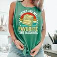 Books Are My Favorite Time Machines Comfort Colors Tank Top Violet