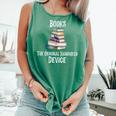 Books The Original Handheld Device Book Librarian Premium Comfort Colors Tank Top Violet