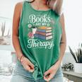 Books Are My Therapy Reading Lover Cozy Environment Comfort Colors Tank Top Violet Books Are My Therapy Reading Lover Cozy Environment Comfort Colors Tank Top Violet