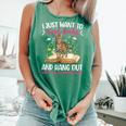 Books And My Savannah Cat Owner Savannah Cat Lover Comfort Colors Tank Top Violet