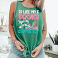 I Like My Books Spicy Coffee ICY Comfort Colors Tank Top Violet I Like My Books Spicy Coffee ICY Comfort Colors Tank Top Violet