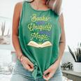 Books Are A Uniquely Portable Magic Reading Bookworm Comfort Colors Tank Top Violet