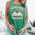 Bookstore Wanderers Retro Women Book Lovers Comfort Colors Tank Top Violet Bookstore Wanderers Retro Women Book Lovers Comfort Colors Tank Top Violet
