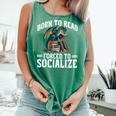Born To Read Forced To Socialize Dragon Books Reading Comfort Colors Tank Top Violet Born To Read Forced To Socialize Dragon Books Reading Comfort Colors Tank Top Violet