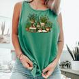 Botanical Garden Plants With Books Comfort Colors Tank Top Violet