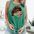 Boykin Spaniel Books Dog Breed Graphic Comfort Colors Tank Top Violet