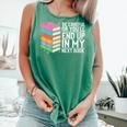 Be Careful Or You'Ll End Up In My Next Book Comfort Colors Tank Top Violet Be Careful Or You'Ll End Up In My Next Book Comfort Colors Tank Top Violet