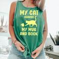 My Cat Guards My Mug And Book Humor Cats Premium Tri-Blend Comfort Colors Tank Top Violet My Cat Guards My Mug And Book Humor Cats Premium Tri-Blend Comfort Colors Tank Top Violet