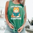Cat Reading Books Bookworm Read One More Chapter Comfort Colors Tank Top Violet Cat Reading Books Bookworm Read One More Chapter Comfort Colors Tank Top Violet