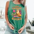 Cat Shirts For Women Book Lover Shirt Cats And Books Comfort Colors Tank Top Violet Cat Shirts For Women Book Lover Shirt Cats And Books Comfort Colors Tank Top Violet