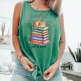 Cats Books Lover Men Women Comfort Colors Tank Top Violet