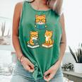 Cats Reading Book Lover Reading Bookworm Reader Comfort Colors Tank Top Violet