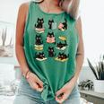 Cats Reading Books Cat Lover Comfort Colors Tank Top Violet