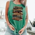 Celebrating History Month Floral Books Teacher Comfort Colors Tank Top Violet