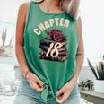 Chapter 18 18th Birthday Women Book Lovers Its My Birthday Comfort Colors Tank Top Violet