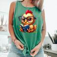 Chicken Reading a Book Farm Animal Chick Comfort Colors Tank Top Violet Chicken Reading a Book Farm Animal Chick Comfort Colors Tank Top Violet