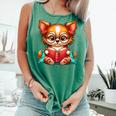 Chihuahua Reading a Book Dog Comfort Colors Tank Top Violet Chihuahua Reading a Book Dog Comfort Colors Tank Top Violet