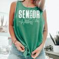Class Of 2026 Senior Reading Themed Book Heartbeat Comfort Colors Tank Top Violet
