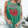 Clifford The Big Red Dog Clifford And Emily Book Cover Comfort Colors Tank Top Violet