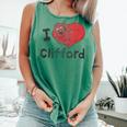 Clifford The Big Red Dog I Heart Clifford Childrens Books Comfort Colors Tank Top Violet