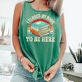 I Closed My Book To Be Here Reading Retro Bookworm Men Women Comfort Colors Tank Top Violet I Closed My Book To Be Here Reading Retro Bookworm Men Women Comfort Colors Tank Top Violet