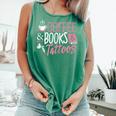 Coffee Lover Shirt Coffee And Books And Tattoos Men Women Comfort Colors Tank Top Violet Coffee Lover Shirt Coffee And Books And Tattoos Men Women Comfort Colors Tank Top Violet
