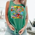 Comic Book Pop Art Modern Fun Comfort Colors Tank Top Violet