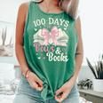 Coquette 100 Days Of Bows Books Reading 100th Day Of School Comfort Colors Tank Top Violet Coquette 100 Days Of Bows Books Reading 100th Day Of School Comfort Colors Tank Top Violet