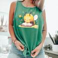 Cute Bee Reading Book Teacher Student Reader Graphic For Men Women Kids Comfort Colors Tank Top Violet