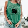 Cute Cats And Books Aesthetic Feline Reader Graphic Premium Tri-Blend Comfort Colors Tank Top Violet