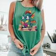 Cute Dragon Reading a Book Bookworm For Men Women Kid Comfort Colors Tank Top Violet