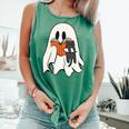 Cute Ghost Cat Reading Book Spooky Season Halloween Costume Comfort Colors Tank Top Violet Cute Ghost Cat Reading Book Spooky Season Halloween Costume Comfort Colors Tank Top Violet
