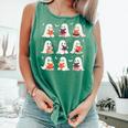 Cute Ghost Reading Book Lovers Halloween Ghost Comfort Colors Tank Top Violet