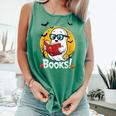 Cute Ghost Reading Book Retro Halloween Librarian Comfort Colors Tank Top Violet Cute Ghost Reading Book Retro Halloween Librarian Comfort Colors Tank Top Violet